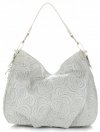 Bőr táska shopper bag Vittoria Gotti bézs V80013