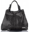 Bőr táska shopper bag Vittoria Gotti szürke V898GPIT