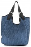 Bőr táska shopper bag Vittoria Gotti jeans V80050