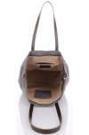 Bőr táska univerzális Genuine Leather szürke 808036