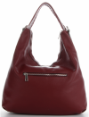 Bőr táska shopper bag Genuine Leather piros 5521