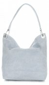 Bőr táska shopper bag Vittoria Gotti égszínkék V3821