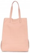 Bőr táska shopper bag Vittoria Gotti púderrózsaszín V8622