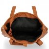 Bőr táska shopper bag Roberto Ricci vörös 18139