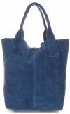 Bőr táska shopper bag Vittoria Gotti jeans V5190