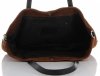 Bőr táska shopper bag Vittoria Gotti barna V3076