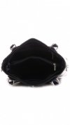 Bőr táska klasszikus Genuine Leather tengerkék J6088