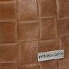 Bőr táska shopper bag Vittoria Gotti földszínű B22
