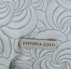 Bőr táska shopper bag Vittoria Gotti világosszürke V80013