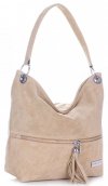 Bőr táska shopper bag Vittoria Gotti földszínű V3821