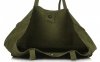 Bőr táska shopper bag Vittoria Gotti zöld V205454