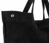 Bőr táska shopper bag Vera Pelle fekete A19
