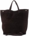 Bőr táska shopper bag Vera Pelle csokoládé A19