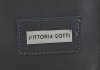 Bőr táska shopper bag Vittoria Gotti szürke V6538
