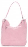 Bőr táska shopper bag Vittoria Gotti púderrózsaszín V3821