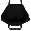 Bőr táska shopper bag Vittoria Gotti fekete V2380