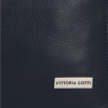 Bőr táska shopper bag Vittoria Gotti tengerkék V21E