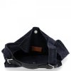Bőr táska shopper bag Genuine Leather tengerkék 8023