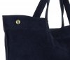 Bőr táska shopper bag Vera Pelle tengerkék A19