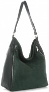 Bőr táska shopper bag Vittoria Gotti palackzöld V3368