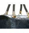 Bőr táska kuffer Genuine Leather tengerkék 214E