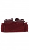 Bőr táska shopper bag Vittoria Gotti bordó V27A