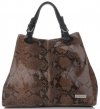 Bőr táska shopper bag Vittoria Gotti földszínű V898GPIT