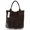 Női Táská shopper bag Vittoria Gotti csokoládé VPOS9
