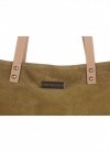 Bőr táska shopper bag Vittoria Gotti zöld V915