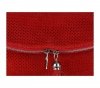 Bőr táska levéltáska Genuine Leather piros A20E