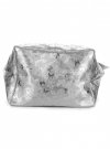 Bőr táska shopper bag Genuine Leather acél 555
