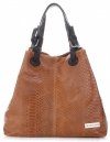 Bőr táska shopper bag Vittoria Gotti vörös V2L