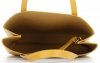 Bőr táska shopper bag Vittoria Gotti mustár V694150