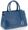 Bőr táska kuffer Vittoria Gotti jeans V1597P