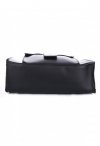 Bőr táska shopper bag Vittoria Gotti fekete 8286