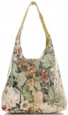 Bőr táska shopper bag Vittoria Gotti sárga VF9802