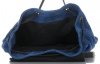 Bőr táska hátitáska Vittoria Gotti kék 80022