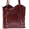 Bőr táska borítéktáska Genuine Leather barna 491