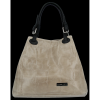 Bőr táska shopper bag Vittoria Gotti bézs V692754be2