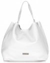 Bőr táska shopper bag Vittoria Gotti fehér V230