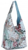 Bőr táska shopper bag Vittoria Gotti égszínkék VF9802