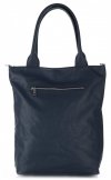 Bőr táska shopper bag Vittoria Gotti tengerkék V270