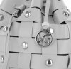 Bőr táska shopper bag Vittoria Gotti világosszürke V5867
