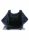 Bőr táska shopper bag Genuine Leather tengerkék 555