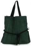 Bőr táska shopper bag Vittoria Gotti palackzöld V26A