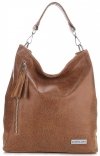 Bőr táska shopper bag Vittoria Gotti vörös V8420