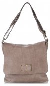 Bőr táska levéltáska Genuine Leather földszínű L5127