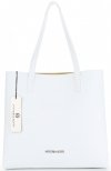 Bőr táska shopper bag Vittoria Gotti fehér V694150