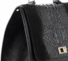 Bőr táska kuffer Genuine Leather fekete 295