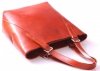 Bőr táska univerzális Genuine Leather vörös 941